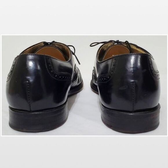 Vintage Bostonian Impression Men Size 10 Wingtip Black Dress Shoes main image 6